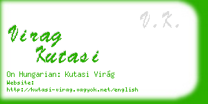 virag kutasi business card